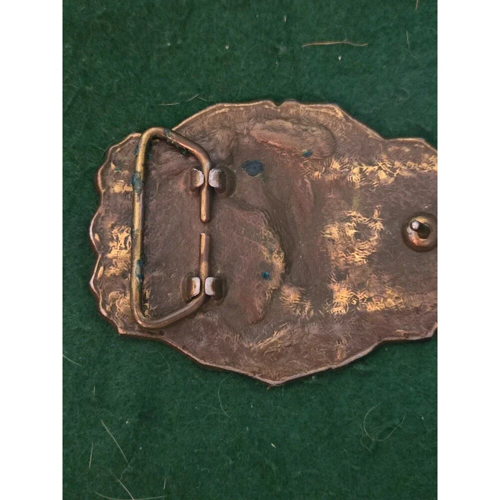 Vintage Brass Belt Buckle 